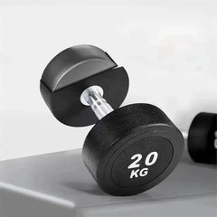 2.5KG - Harley Fitness TPU Commercial Rubber Round Dumbbells 2.5 to 50 kg - (Sold as Pair)