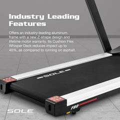 Sole Fitness F80 Treadmill, New Model