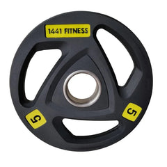 5 KG - 1441 Fitness Tri Grip Color PU Olympic Plates 2.5 Kg to 20 Kg - 1 Year Warranty