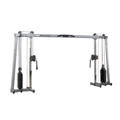 Body-Solid (GDCC250) Cable Crossover Exercise Machine for Home & Light Commercial Gym, Functional Training Center with Dual Weights Stack & Pulley Cable Workout Machines for Strength Training