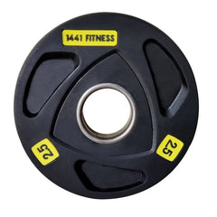 5 KG - 1441 Fitness Tri Grip Color PU Olympic Plates 2.5 Kg to 20 Kg - 1 Year Warranty