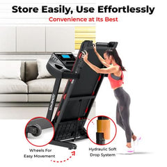 Sparnod Fitness, (2 HP DC Motor) Fat mobilization massager Treadmill, STH-3600