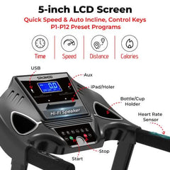 Sparnod Fitness, (2 HP DC Motor) Fat mobilization massager Treadmill, STH-3600