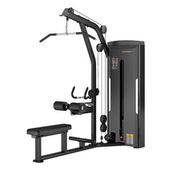 Insight Fitness Lat Pulldown & Mid Row Machine SA026 – Black | Back & Lats Strength Trainer