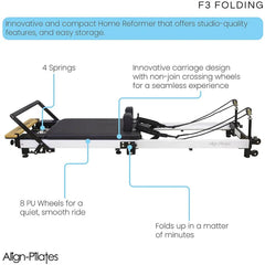 Align-Pilates F3 Folding Pilates Reformer