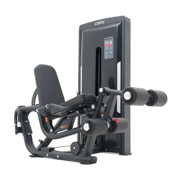 Insight Fitness Leg Extension & Prone Leg Curl Machine – Dual Function Seated Quad and Hamstring Trainer